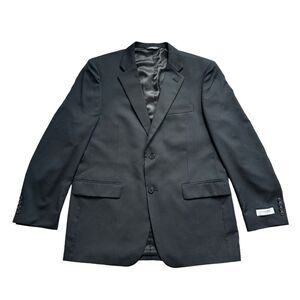🆕Concepts By Claiborne Men’s Black Pinstripe Blazer Jacket